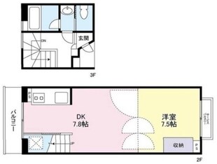 サブリナハウスの物件間取画像